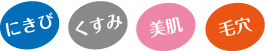 にきび・くすみ・美肌・毛穴